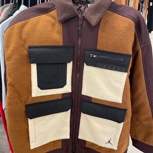 Large cozy jacket nike air jordan NWT